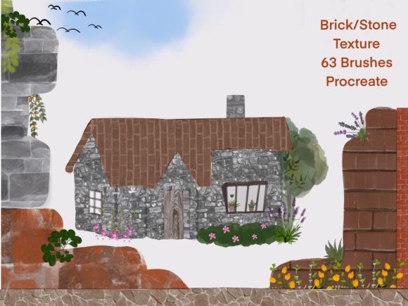 63 Brick Stone Procreate Texture Brushes: A Creative Toolkit