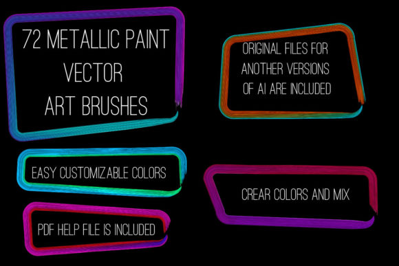 72 Brilliant Paints Illustrator Brushes for Digital Art
