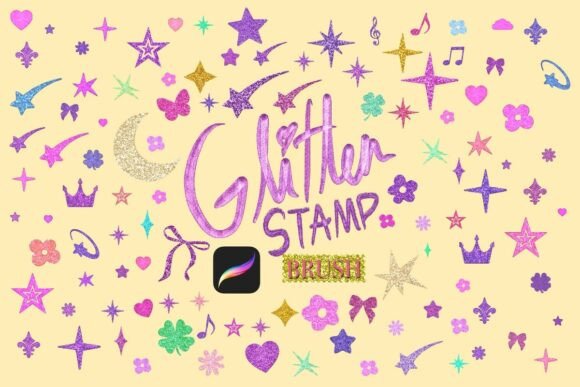 Elevate Your Projects with Glitter Brush Glitter Stamp Brush