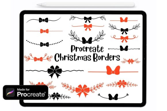 Procreate Christmas Border Brushes: A Festive Toolkit