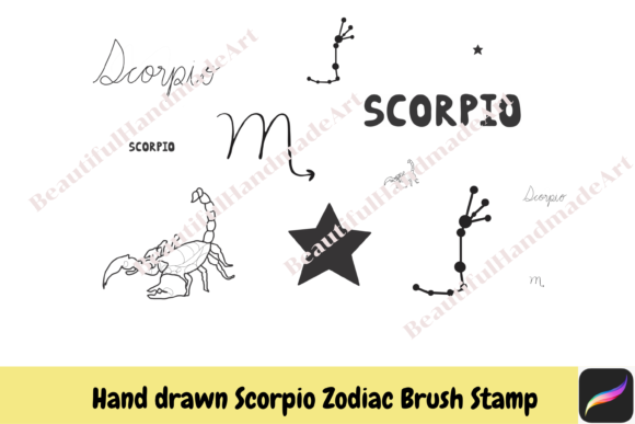 Scorpio Zodiac Procreate Brush Stamps: A Designer's Guide