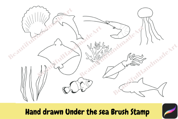 Under Sea Procreate Brush Stamps Ipad: Your Creative Dive