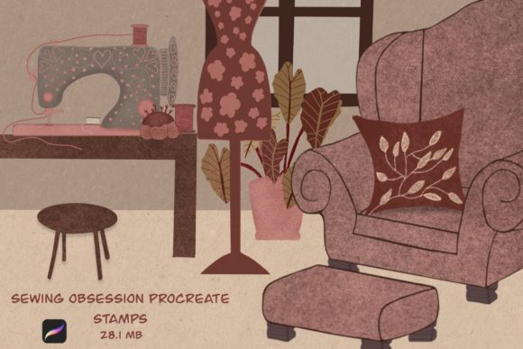 Unleash Your Creative Flair with Sewing Obsession Procreate Stamps